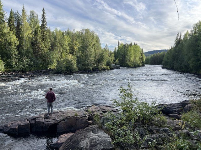 Linafallet waterfall